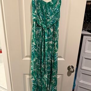 Lush Tropical Green Kids One Piece